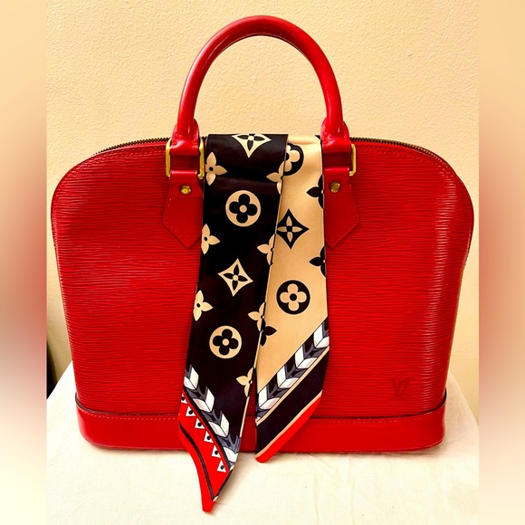 Accessories - Designer Bandeau Silk Twilly Scarf